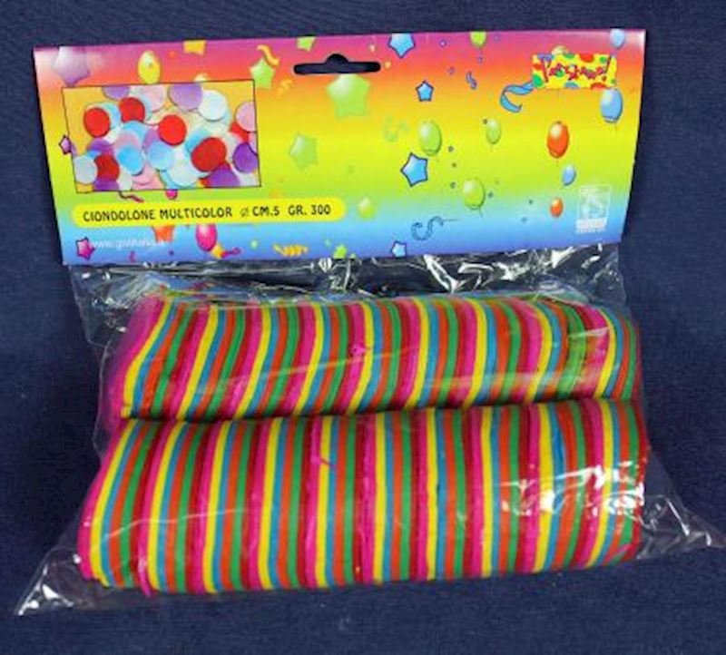 Confetti multicolor 5cm 300gr. 