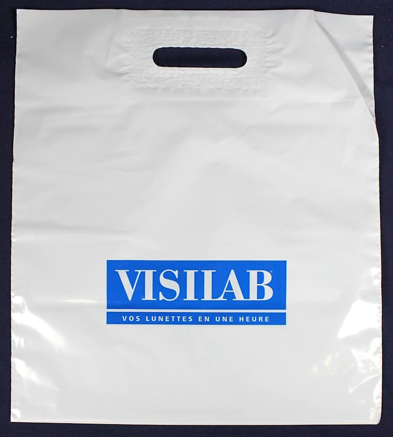 Tragtasche weiss Visilab 340 x 385 mm