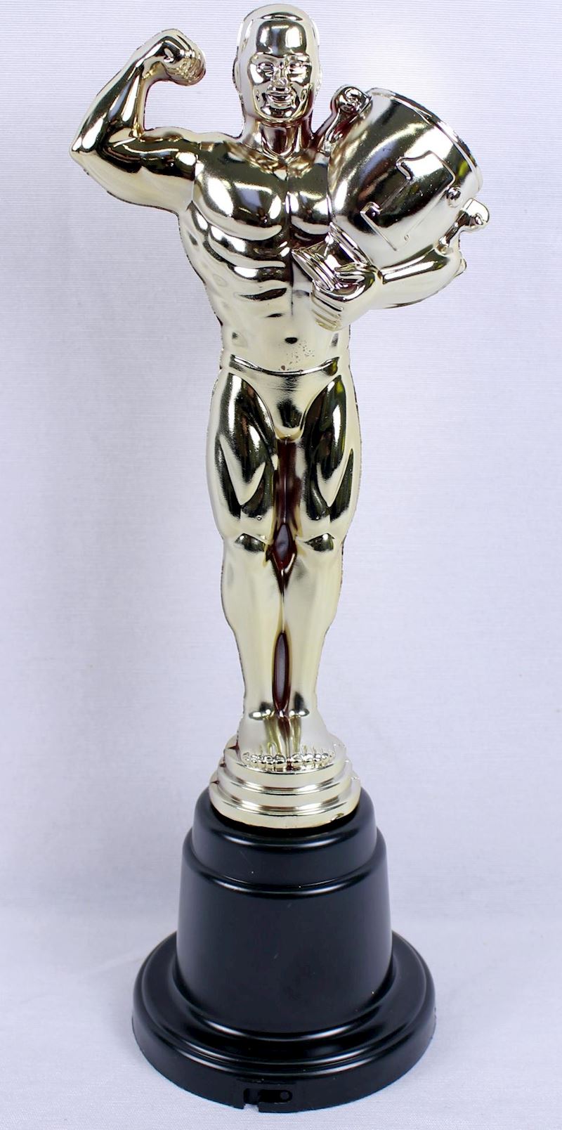 Mr. Muskelmann goldfarbig 29cm Figur Pokal