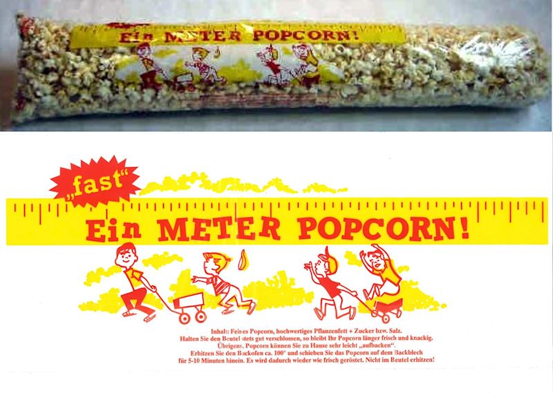 Sachet pour popcorn 170x790mm