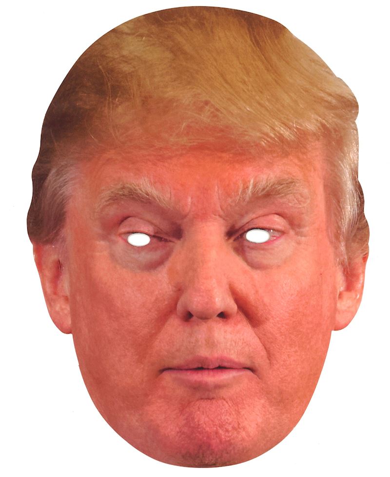 Fotomaske Karton Donald Trump 