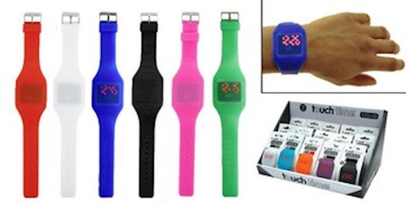 Armbanduhr Touch Watch Silikon 6 Farben