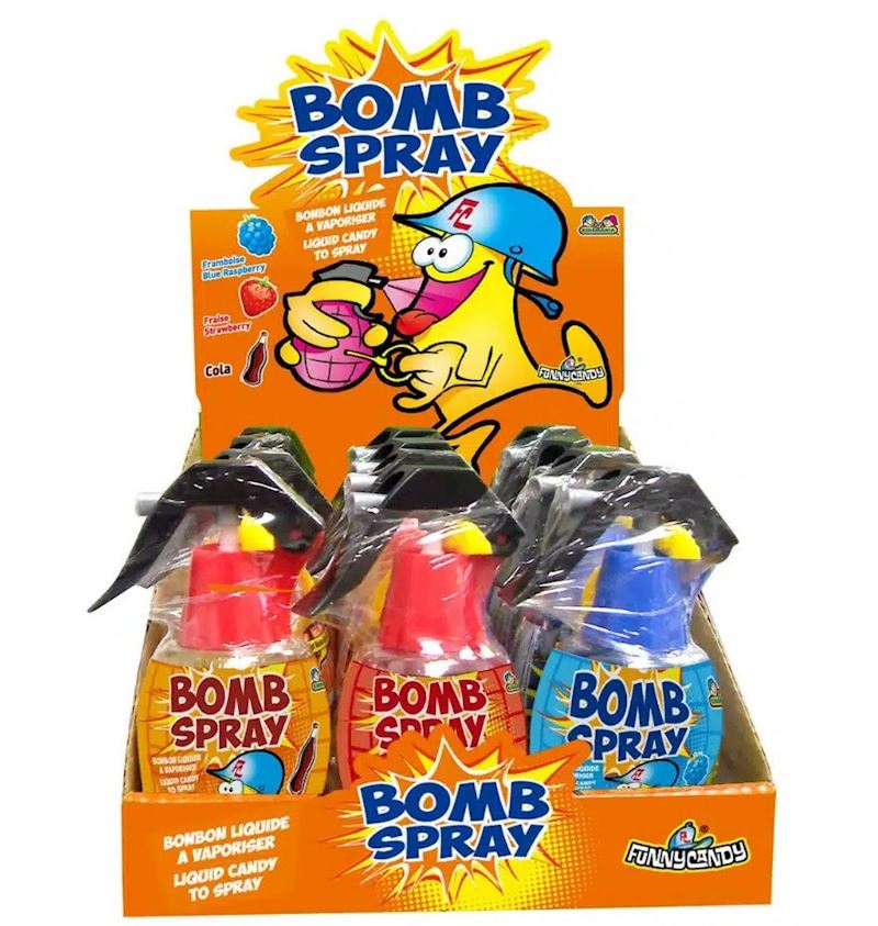 FunnyCandy Bomb Spray 57 gr. 3 arômes