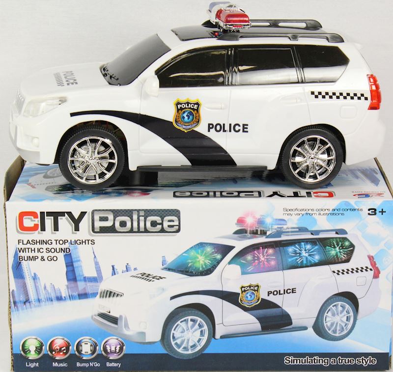 Polizeiauto City Police 25cm mit Sound & Licht
