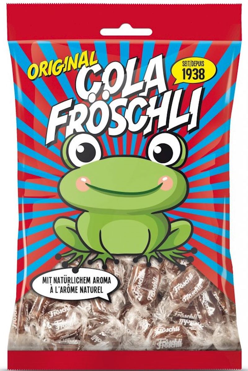 Cola Fröschli im Beutel à 140g ca. 23 Stück im Beutel