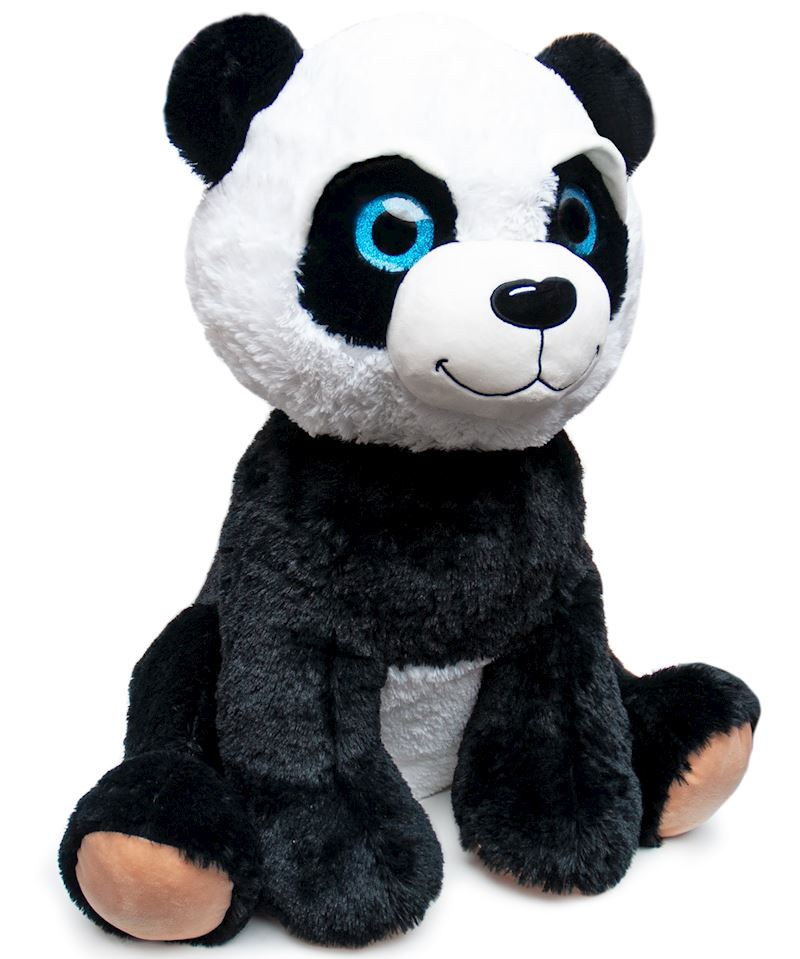 Peluche panda 60cm avec yeux scintillantes