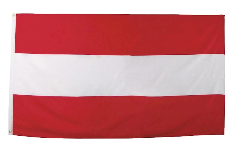 Flagge Österreich mit Ösen 90x150 cm
