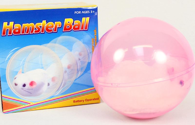 Hamsterball rosa 12cm DM exkl. 2 AAA-Batterien