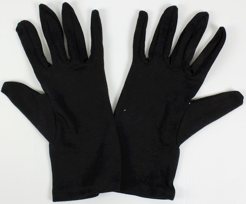 Handschuhe schwarz Grösse L ungeschichtelte Finger