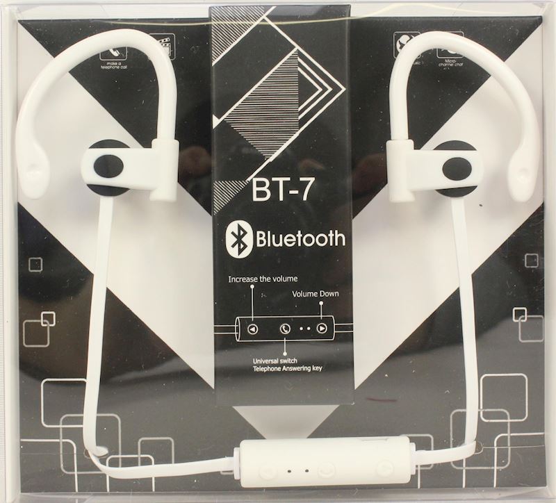 Headset Sport mit Bluetooth BT-7 div. Farben