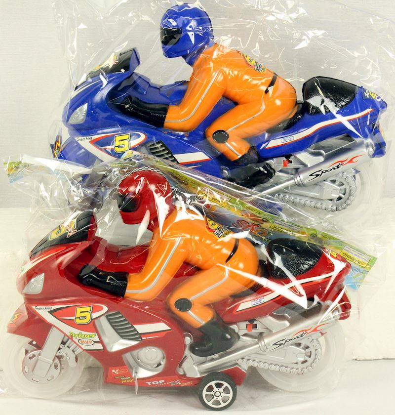 Motocycle 25cm 2 couleurs assorties