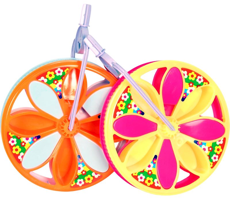 Figure à pousser Fleur de roue bâton épais sans bonbons