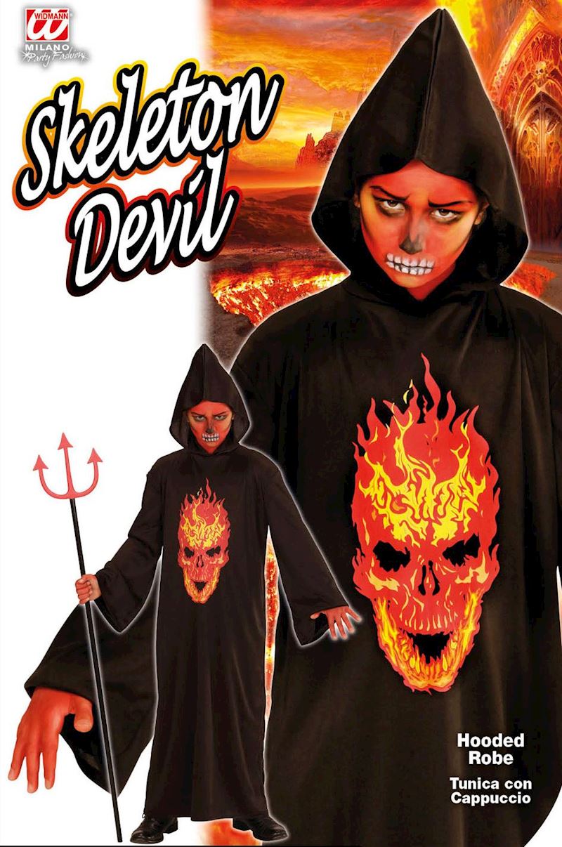 Kostüm Skeleton Devil Grösse 128cm