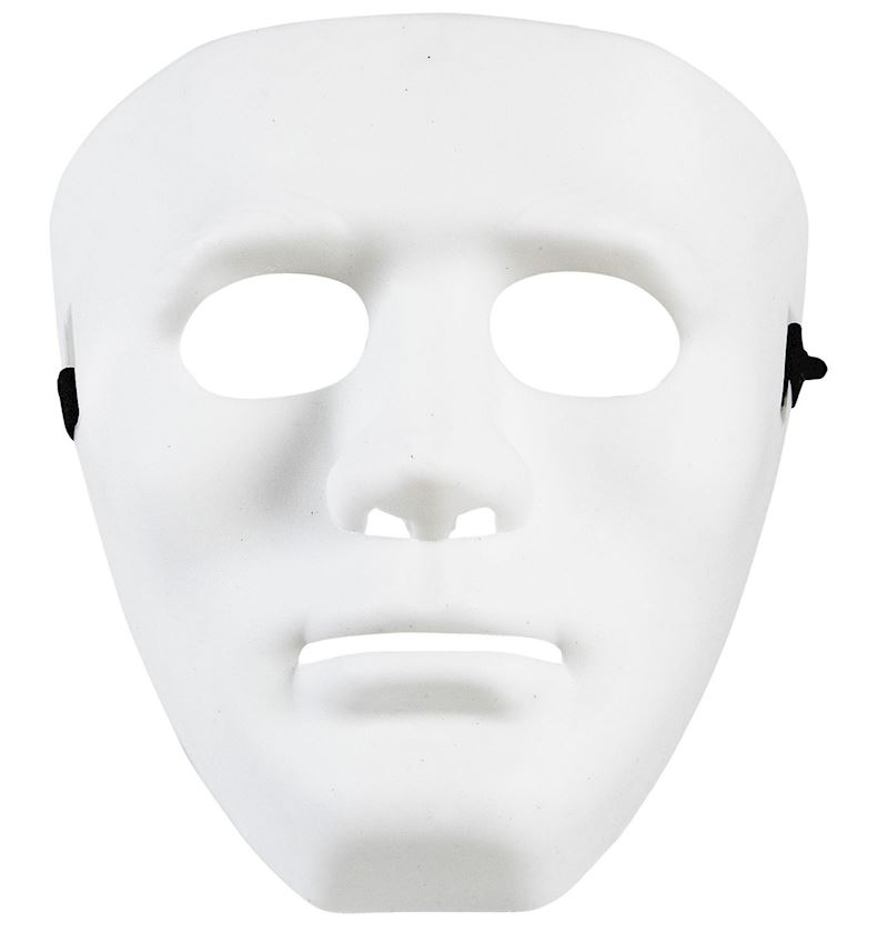 Masque blanc anonym 