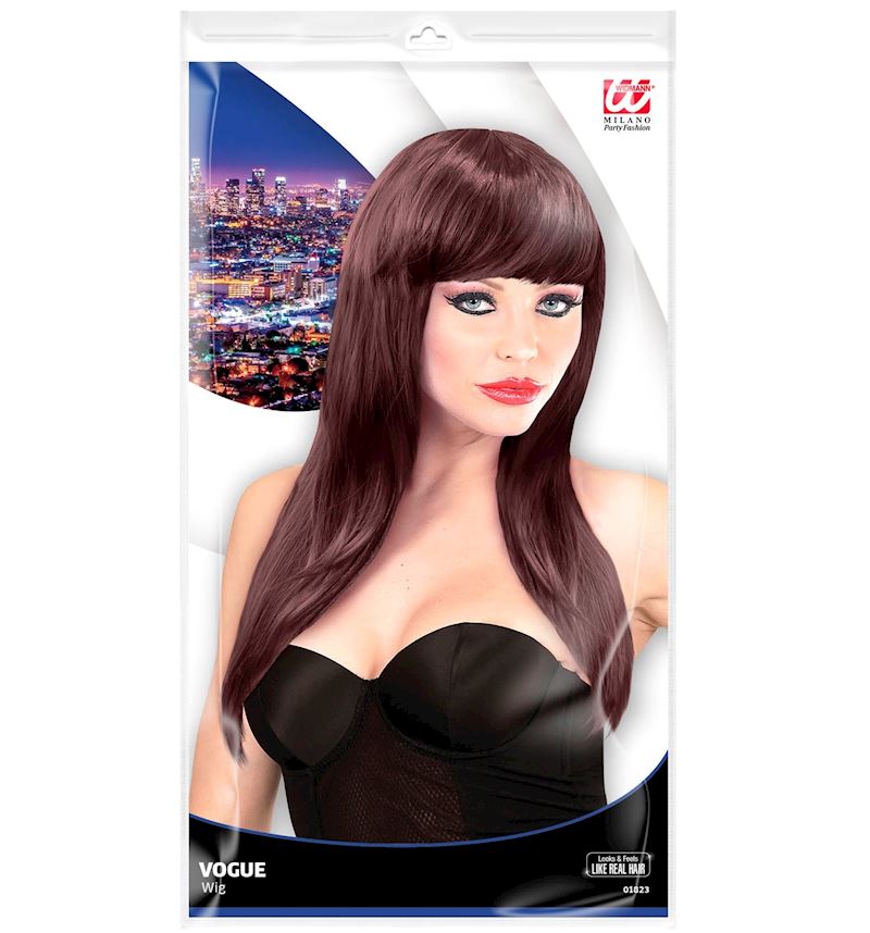 Perruque brune Vogue 