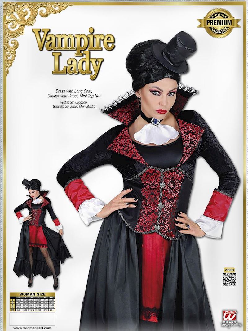 Costume vampire dame taille XL