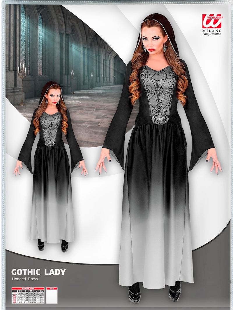 Kostüm Gothic Lady Grösse M