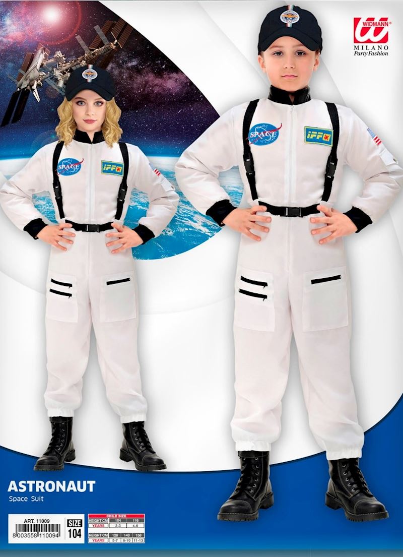 Kostüm Astronaut Overall Grösse 128 cm 5-7 Jahre