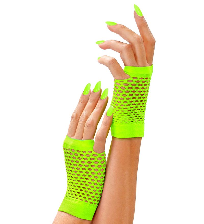 Netzhandschuhe grün ohne Finger