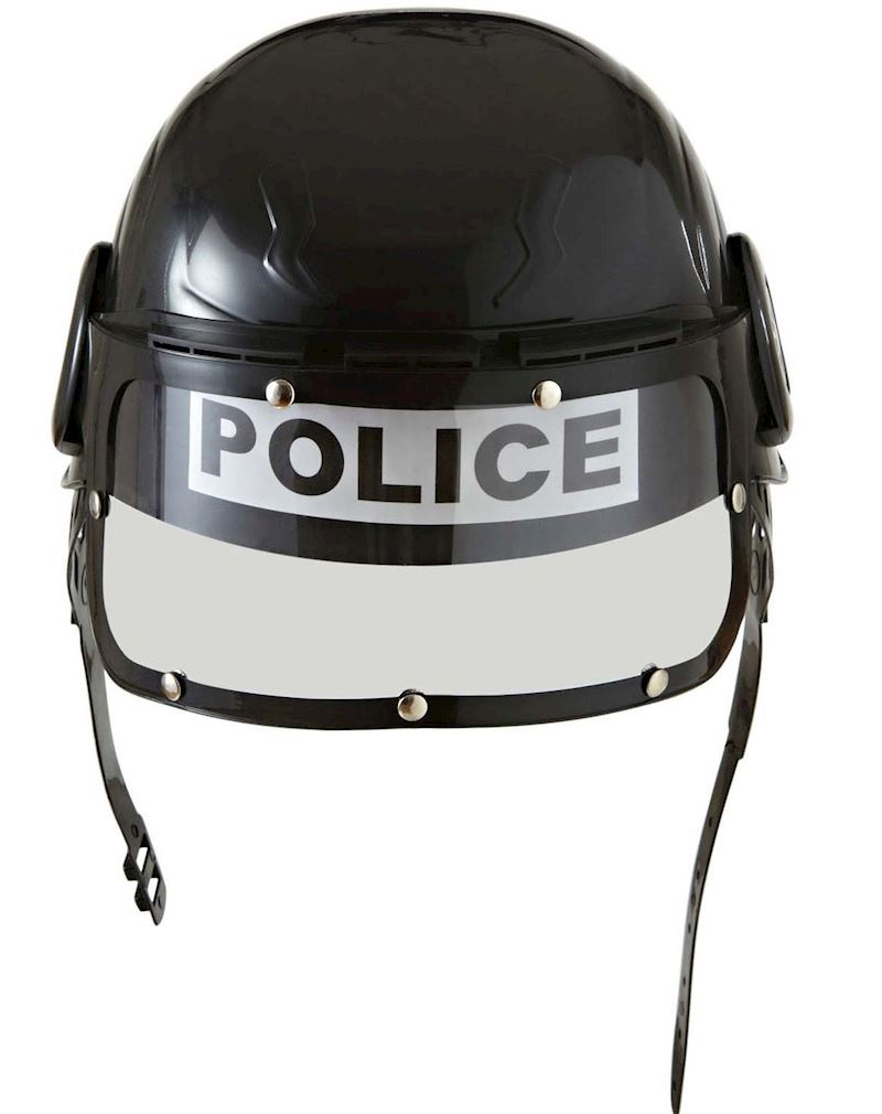 Polizei Helm Hartplastik Kindergrösse
