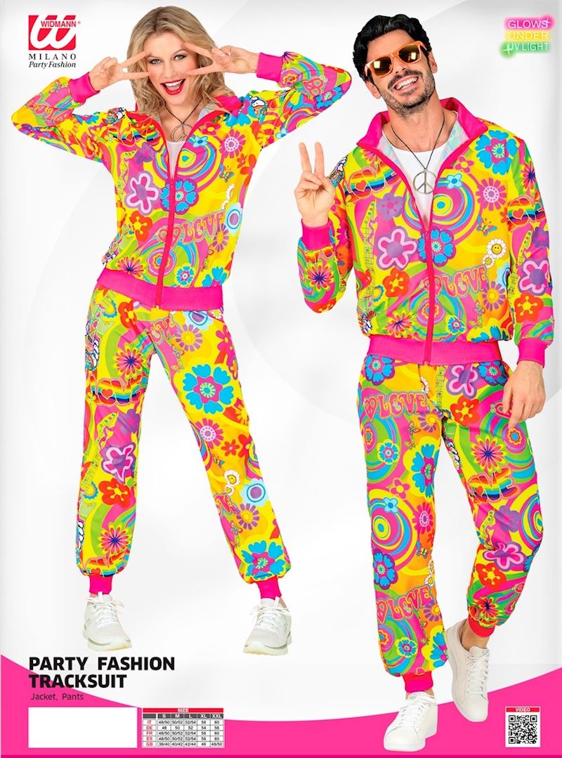 Costume combinaison Party Hippie, taille L