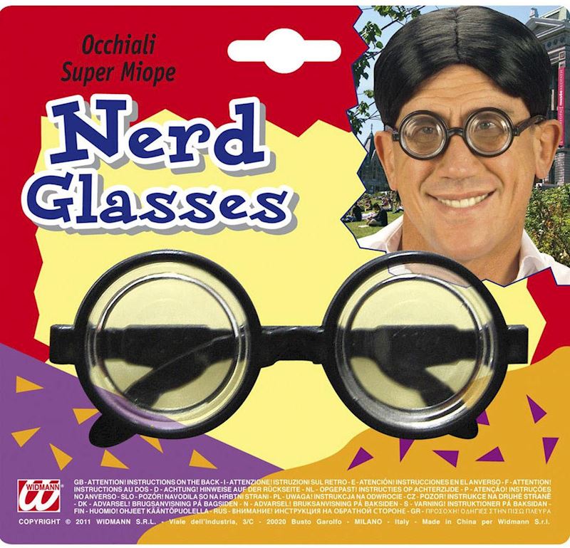 Scherzbrille Nerd 