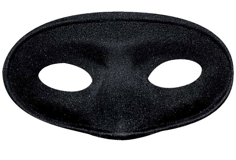 Masque Domino noir 
