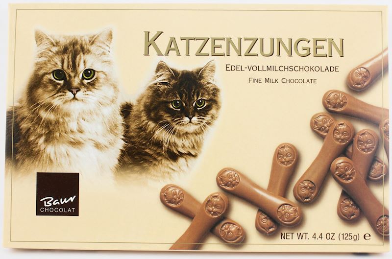 Schokoladen Katzenzungen 21 Stück 125g