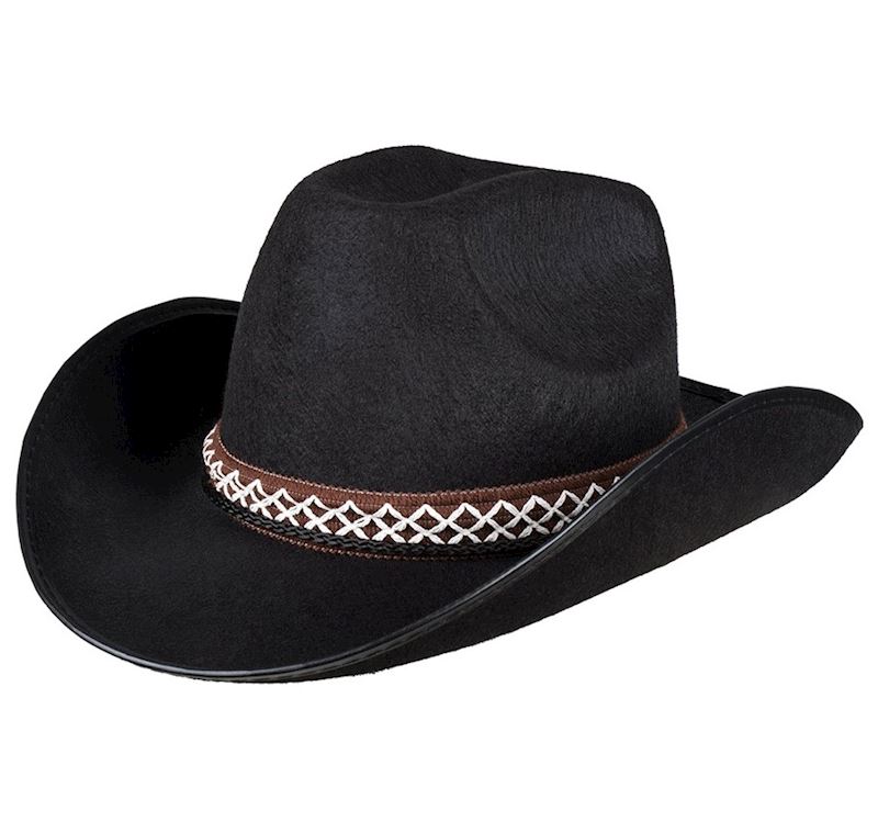 Chapeau enfant Cowboy junior noir