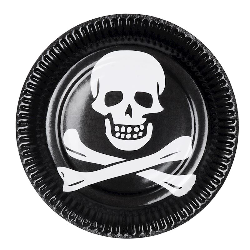Set 10 assiettes Pirates 23 cm