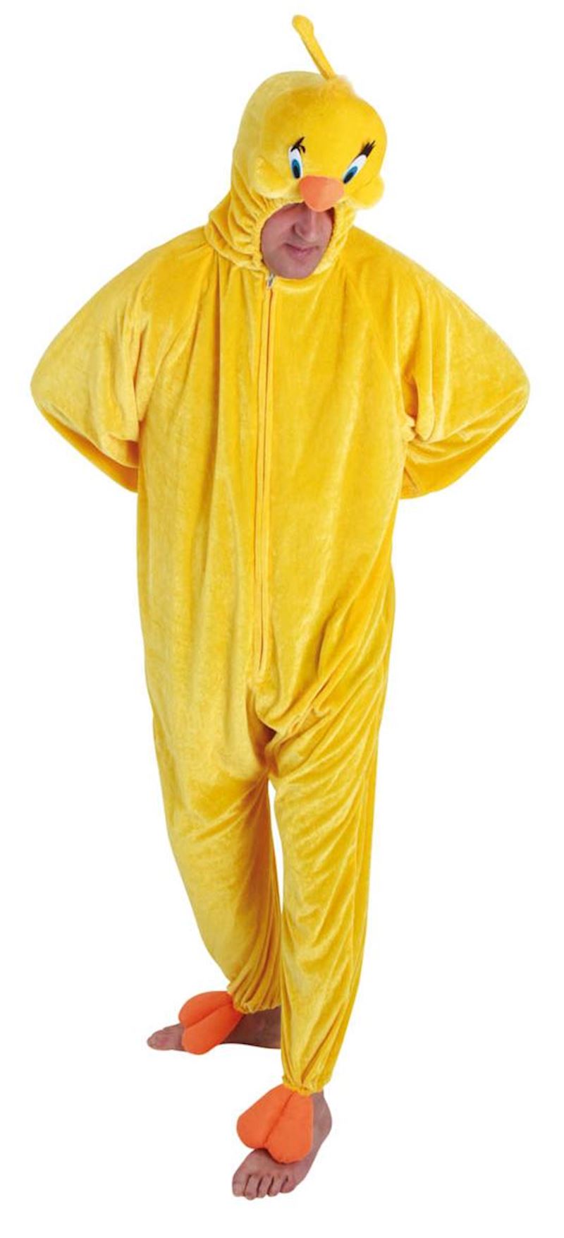 Costume poussin combinaison jaune 180cm