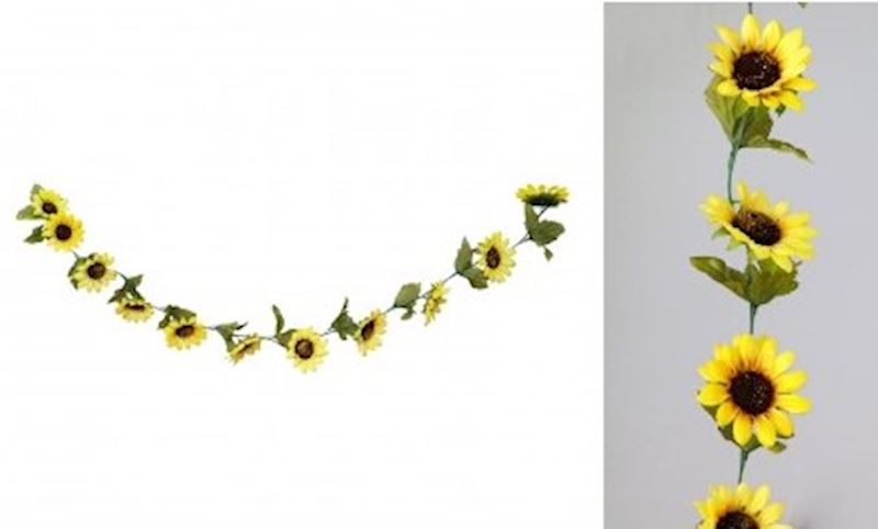 Guirlande tournesols 220 cm 