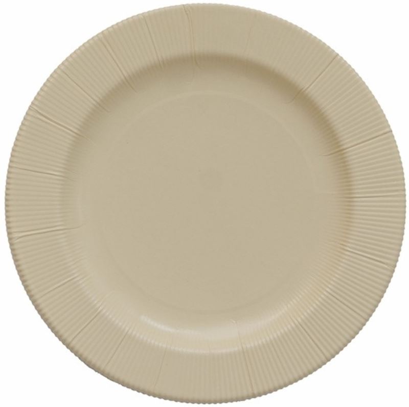 Assiettes 8 pcs. creme 27 cm 