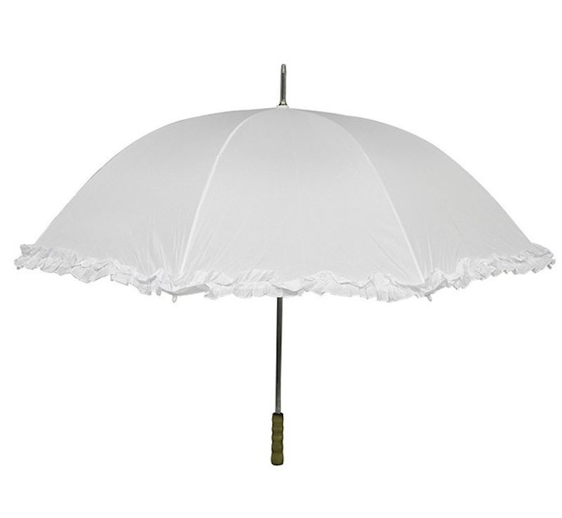 Ombrella blanche mariage 98x120cm