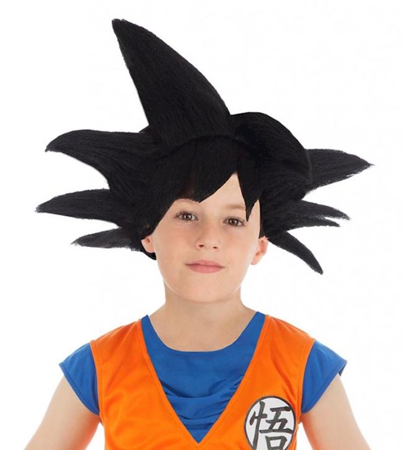 Perruque Dragon Ball Goku noir