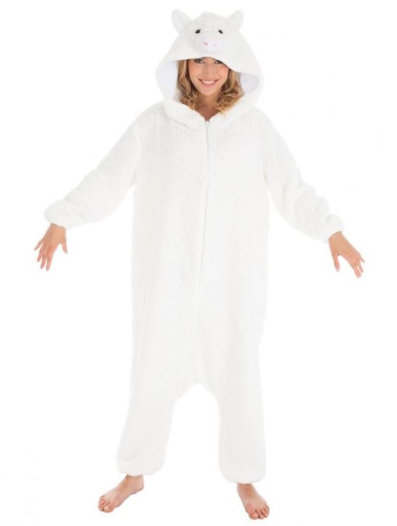 Costume lama blanc Pyjamas taille S/M
