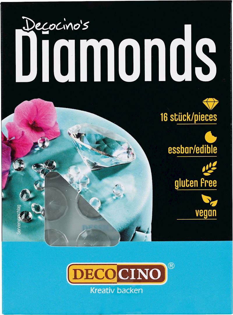Diamonds essbar 16 Stück, 6 g 
