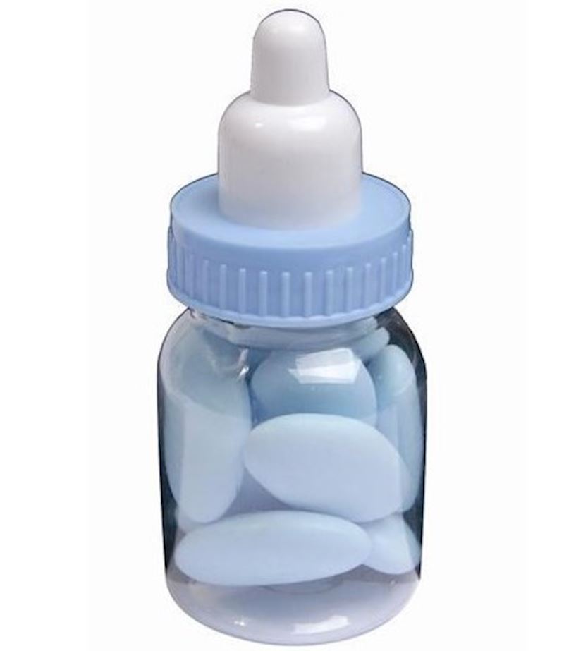 Babyflasche zum Füllen 6 Stk im Beutel blau 90x40mm