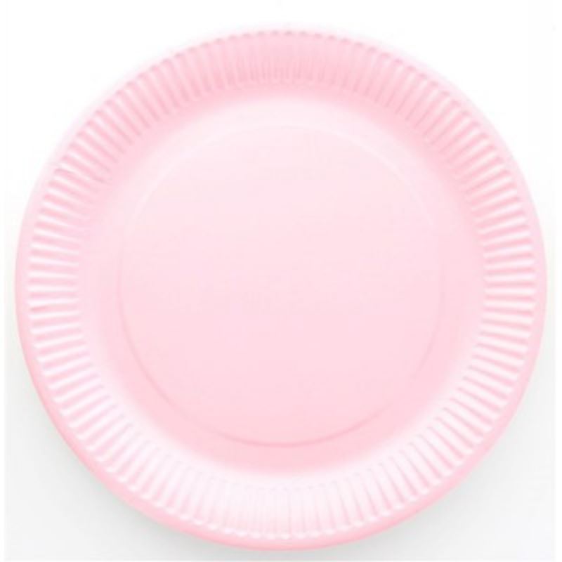 Assiette laquée rosa 10 pcs, 23 cm