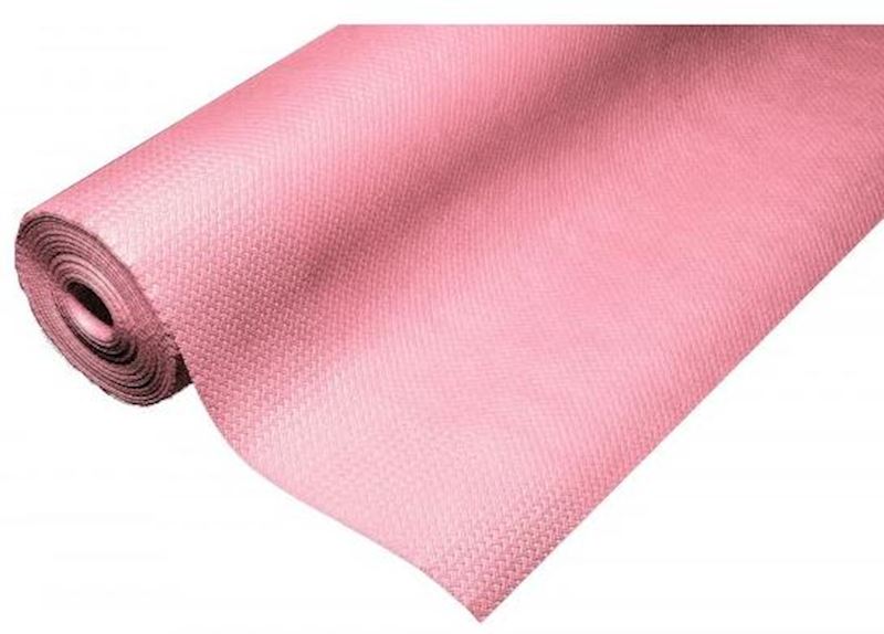 Papier Tischtuch mit Prägung rosa 20mx120cm