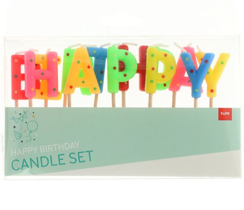Geburtstagskerzen Buchstaben Happy Birthday
