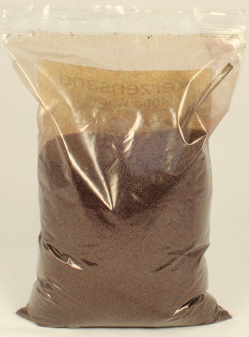 Bougies de sable 400g noir avec 2 mèches