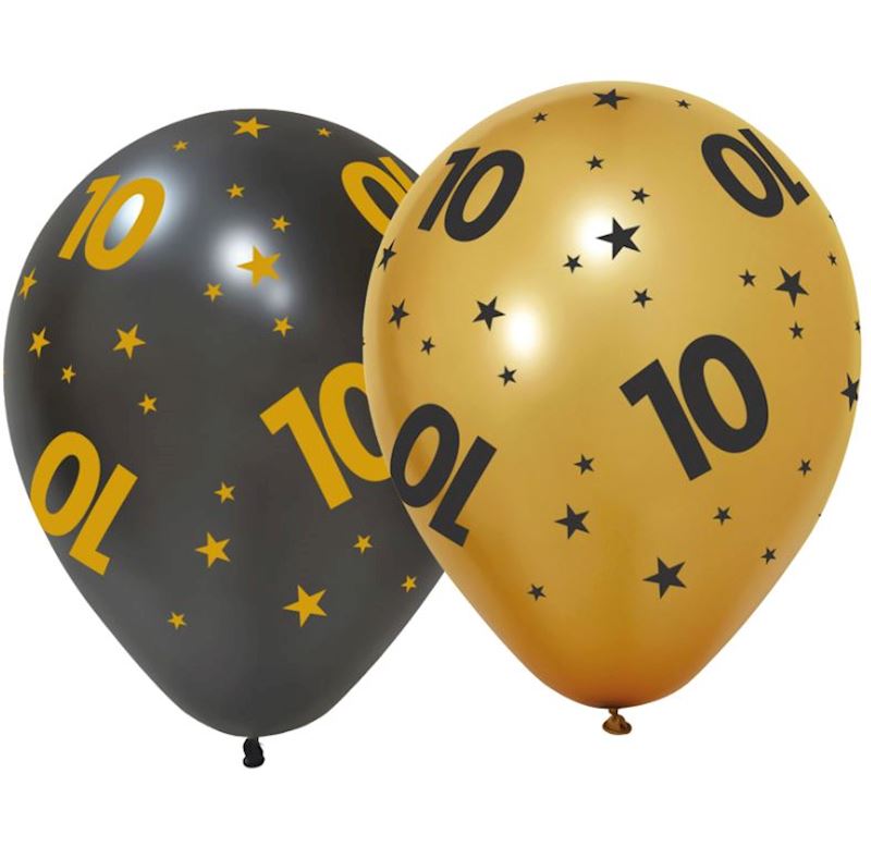 Ballons en caoutchouc celebrations 10, 6 pcs