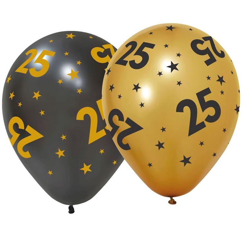 Ballons en caoutchouc celebrations 25, 6 pcs
