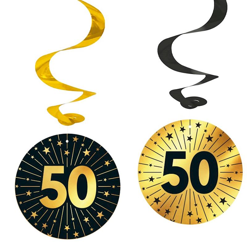 Décoration à suspendre 50 4 pcs, Golden Celebrations