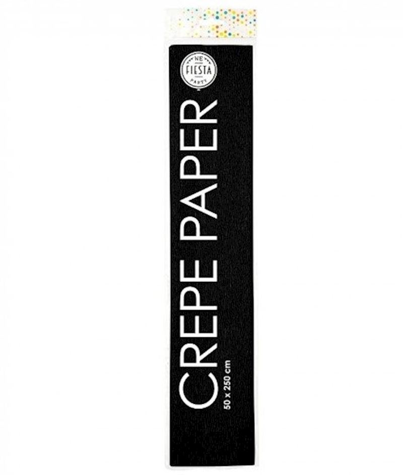 Papier crêpe 50x250 cm noir