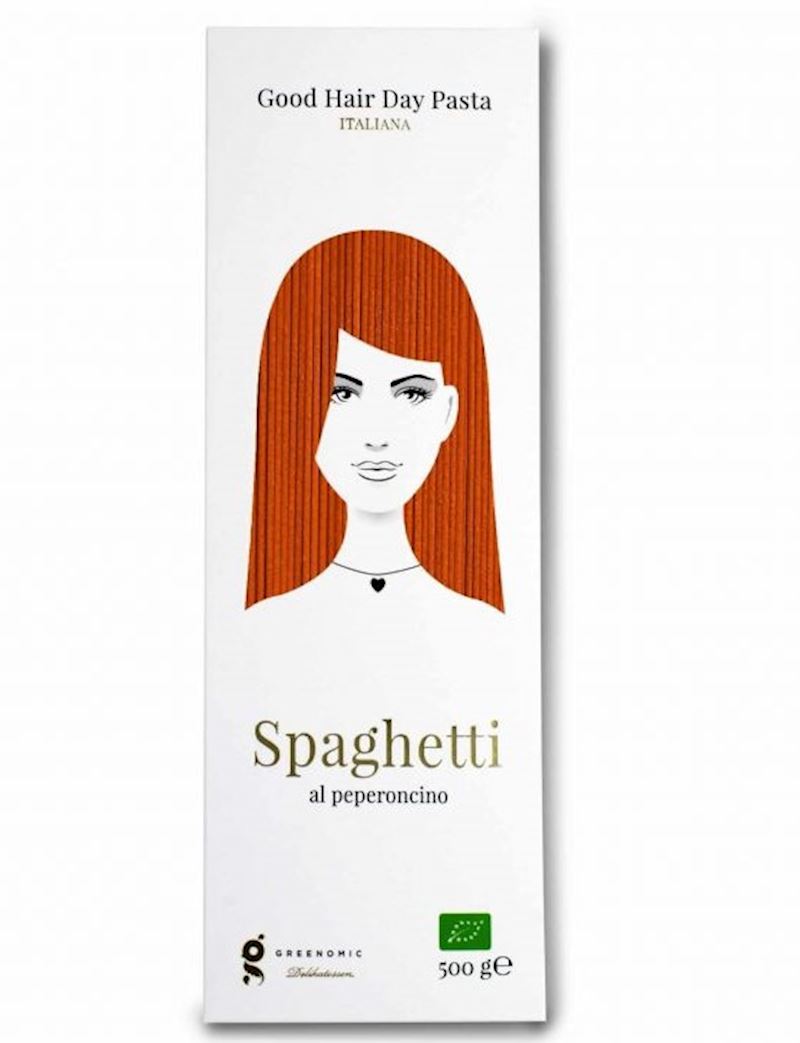 Good Hair Day Pasta 500gr. Spaghetti Bio al peperoncino