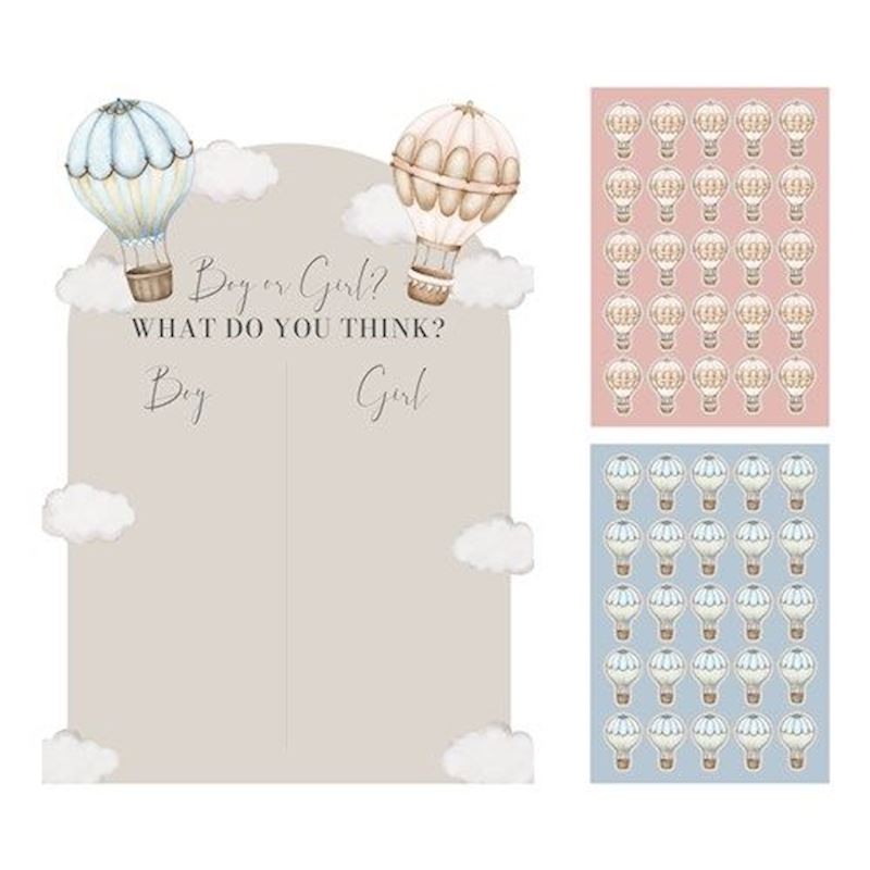 Tableau de vote Baby gender reveal