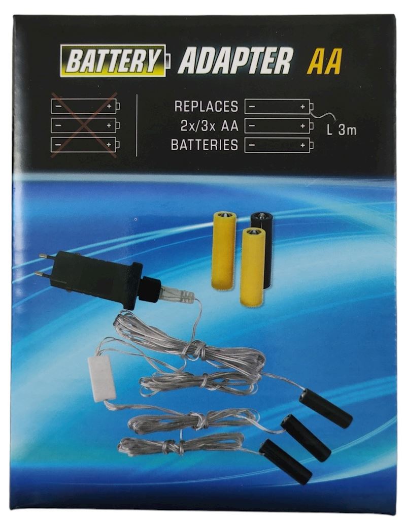 Batterie-Adapter xAA Kabellänge 3m