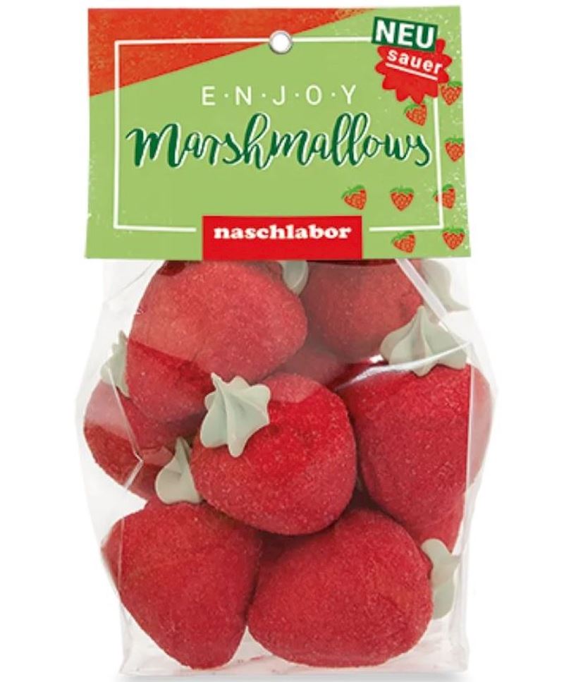 Marshmallows Erdbeeren sauer 200g im Beutel Enjoy